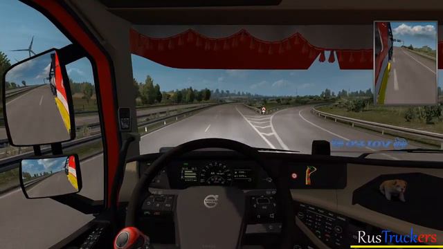 ETS2 v1.37 MP - Рейс Берлин - Копенгаген, доставка Нитроцеллюлозы, покатушки от 22.08.2020 смотреть онлайн