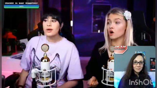 Diana Ankudinova and Sasha Kapusstina "Show Must Go On" reaction смотреть онлайн