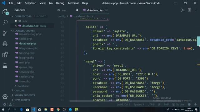 8 - Laravel 6 | DATABASE| Mohamed IDBRAHIM смотреть онлайн