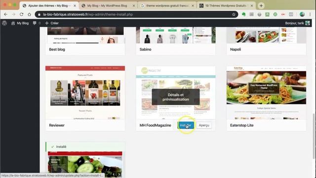 WORDPRESS : configuration des themes смотреть онлайн