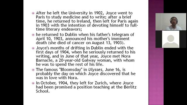 Irish Novelist James Joyce's Biography смотреть онлайн