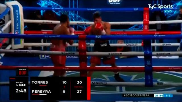 Alexis Torres vs. Gustavo Pereyra - Boxeo de Primera - TyCSports смотреть онлайн