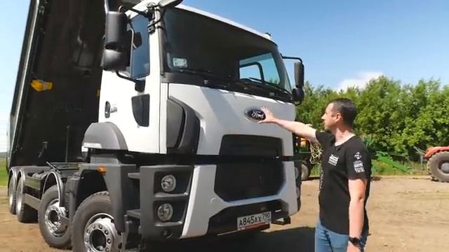 когда ФОРД не ФОКУС - ОГРОМНЫЙ самосвал FORD 4142D 8x4 обзор и ТЕСТ-ДРАЙВ смотреть онлайн