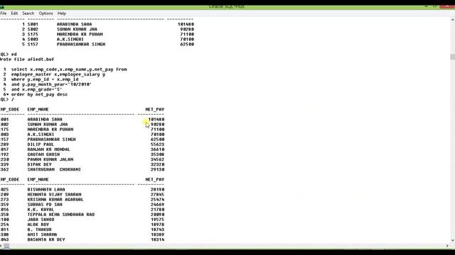 How to select top N records using nested query in pl / sql смотреть онлайн