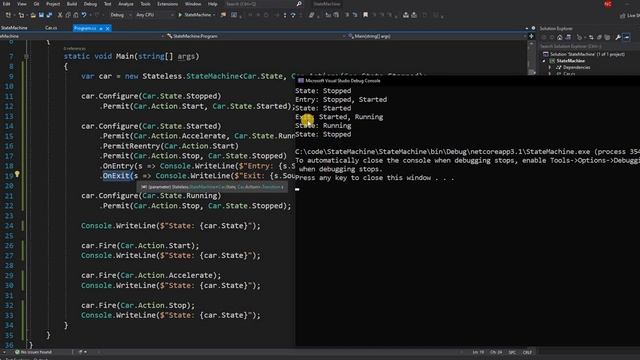 Stateless state machine (An Introduction for .NET Developers [.NET 5 and C#]) смотреть онлайн