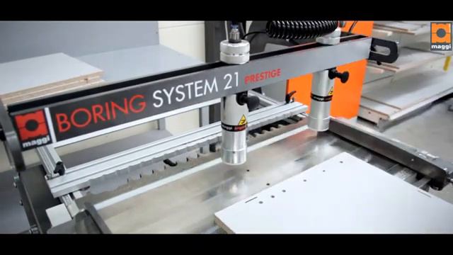 Сверлильно-присадочный станок Maggi Boring System 21 смотреть онлайн