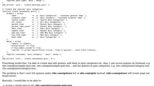 Wordpress: Custom post type and taxonomy slug issue смотреть онлайн
