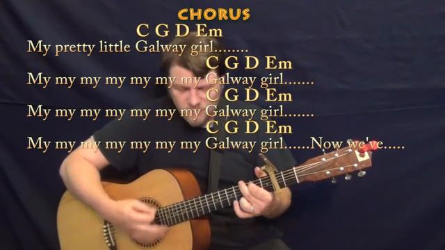 Galway Girl (Ed Sheeran) Guitar Cover Lesson with Chords/Lyrics - Capo 2nd смотреть онлайн