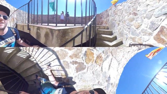 VLOG360 \ ИСПАНИЯ - Вид 360 градусов на море с башни смотреть онлайн