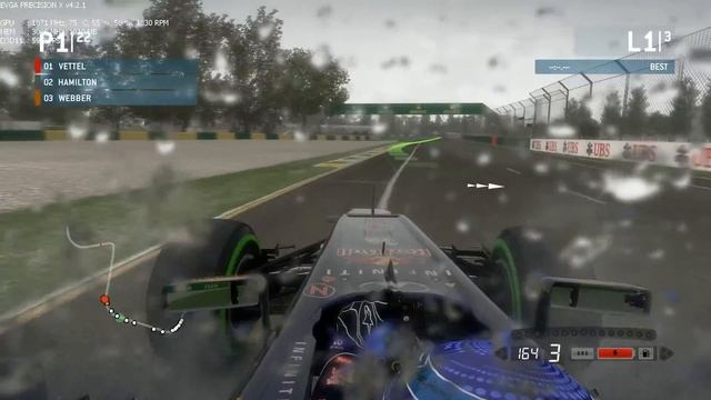F1 2013 Red Bull Racing PC GamePlay (Sebastian Vettel) - GTX670 DX11 Ultra Settings 1080P смотреть онлайн