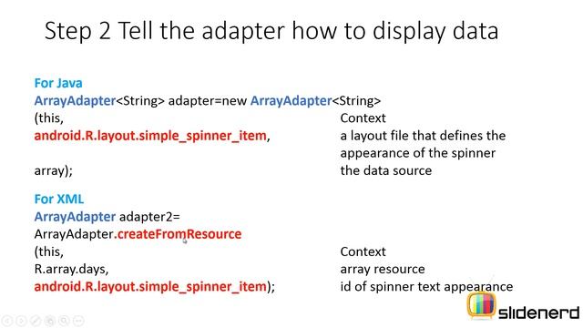104 Android Spinner Tutorial | смотреть онлайн
