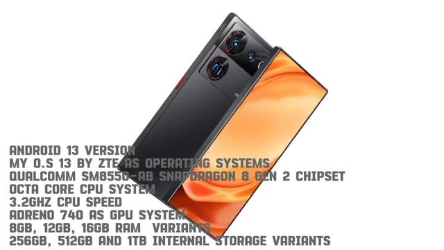 NUBIA Z50 ULTRA Android 13 Simple Details смотреть онлайн