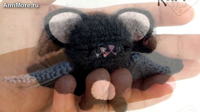 Амигуруми: схема Летучих мышей. Игрушки вязаные крючком - Free crochet patterns. смотреть онлайн
