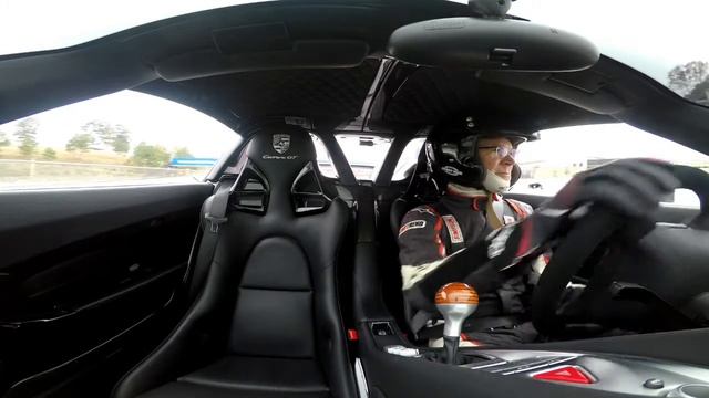 Randy Pobst Driving The Porsche Carrera GT At Road Atlanta