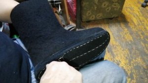 Подшить валенки, всё очень просто!