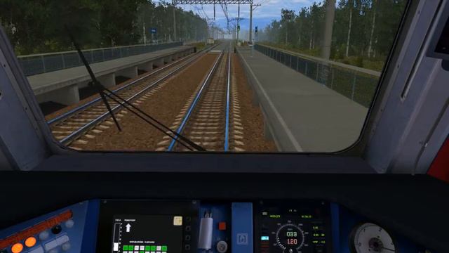 Trainz 2012 ЭД4М-0303 Апрелевка-Москва