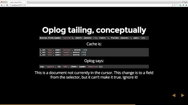 David Glasser: Making Mongo realtime - oplog tailing in Meteor -- Devshop 10 Tech Talk смотреть онлайн