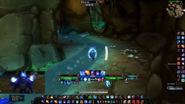 Wailing Caverns 1 Pull - Mage AoE AFK XP boost - One Pull смотреть онлайн