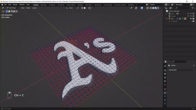 Attach Logo / Attachment / Embroidery in Blender | Tutorial смотреть онлайн