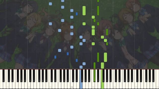 Susume→Tomorrow - Love Live! School Idol Project Episode 1 ED - Piano Arrangement [Synthesia] смотреть онлайн