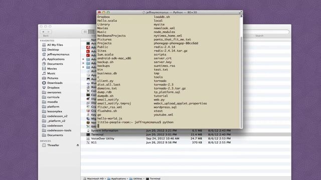 CodeLesson: Launching Python on Macintosh OSX смотреть онлайн