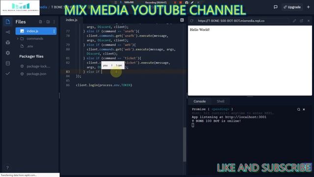 how to make a SAY command discord js, node js, visual studio code say js смотреть онлайн