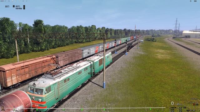 Trainz Simulator 19,Ставим трафик, чтоб не скучно ездить.