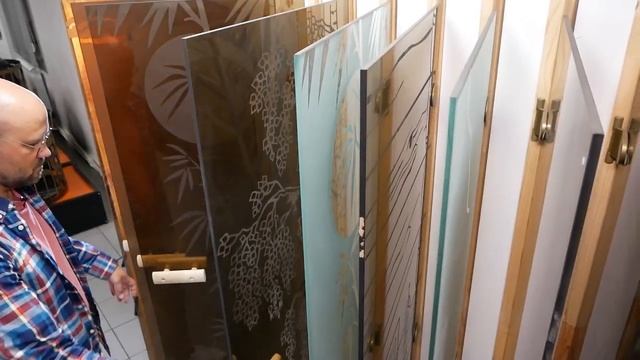 Стеклянные двери для бани и сауны Везувий смотреть онлайн