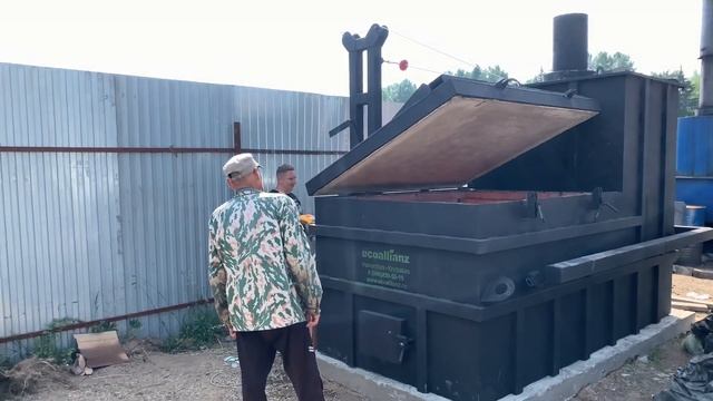 Инсинератор BURNER 1000 c гос экспертизой для сжигания отходов ☎️ 8(800)250-55-19 www.ecoallianz.ru смотреть онлайн