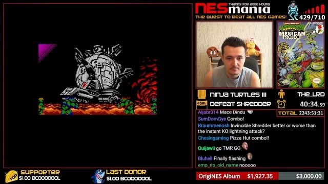 430/714 Teenage Mutant Ninja Turtles III: The Manhattan Project - NESMania смотреть онлайн