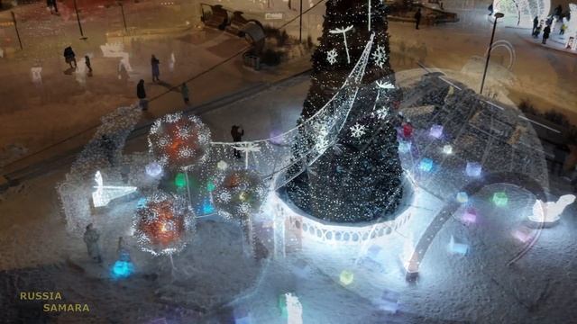 С Наступающим 2022 годом ! ТЦ Мега / ИКЕА / Красноглинский район / 19 декабря 2021 / Самара / Russi смотреть онлайн