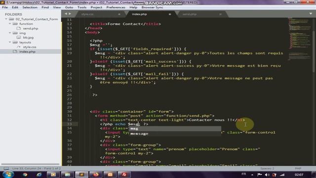 Contact Form PHP | PHP native (DARIJA) -- 2 смотреть онлайн