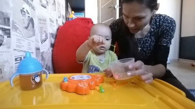 ?Магнитная рыбалка, детские музыкальные игрушки, малыш год и 2 месяца ловит рыбу смотреть онлайн