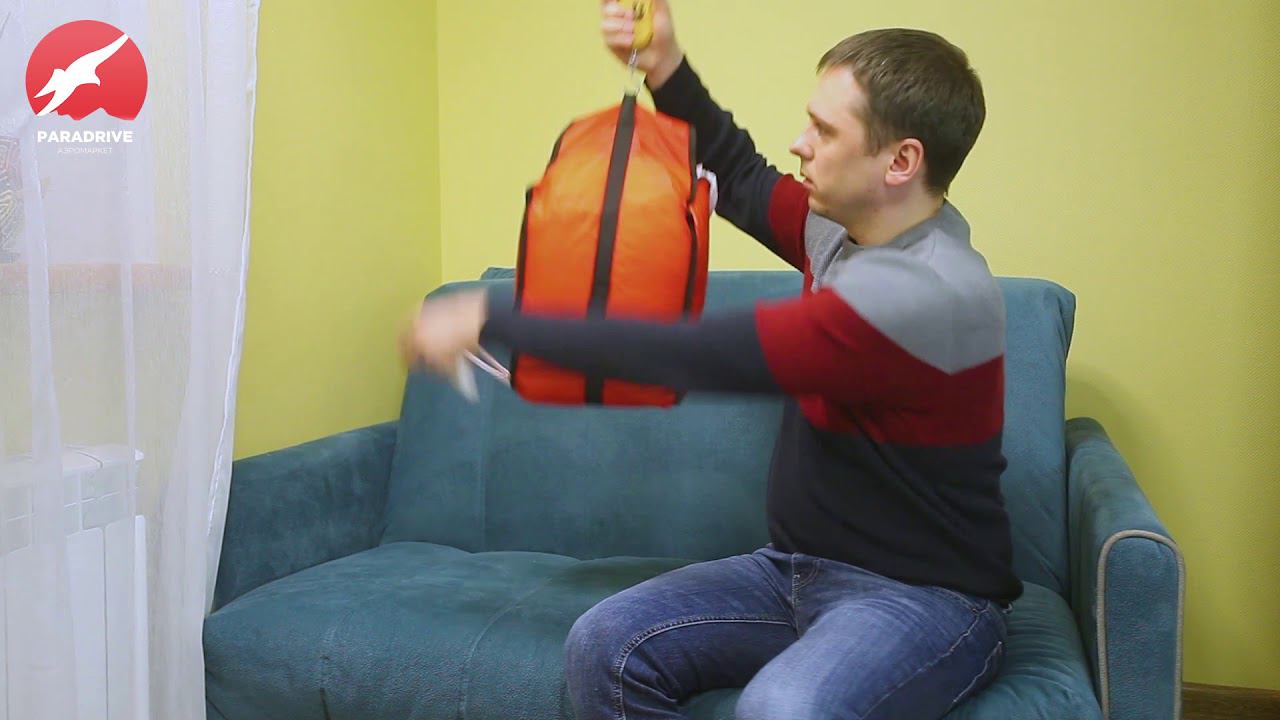 Спасательный парашют SQ-60 (Sky Country) - обзор Виталия Передереева смотреть онлайн