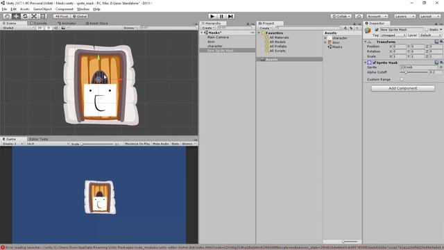 Спрайт маска / Sprite mask - Unity смотреть онлайн