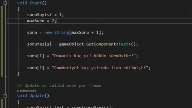 Unity İle Android Bilgi Yarışması Oyunu | Kim Milyoner Olmak İster -2 | Soru Seçme Kodlaması смотреть онлайн