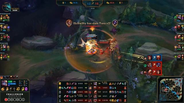 Poppy Top vs Renekton - TR Challenger Patch 9.1 смотреть онлайн