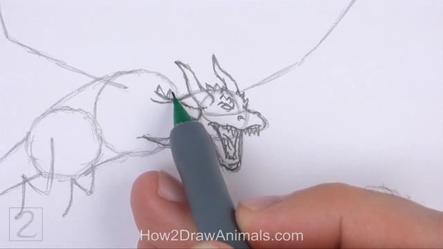 How To Draw A Dragon (Wyvern)