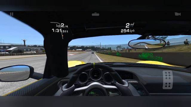 Porsche 918 Spyder Weissach Package at REAL RACING 3. смотреть онлайн