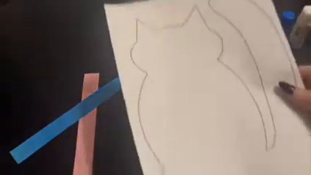 Силуэтная аппликация смотреть онлайн