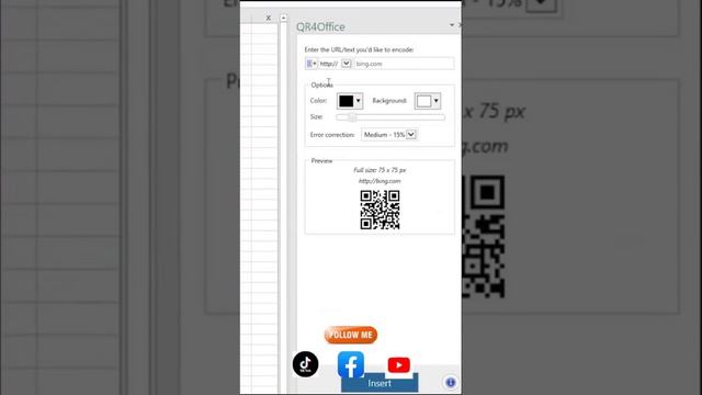 عمل QR في الاكسيل لصفحتك الشخصية او لينك قناتك او مشروعك الخاص اتعلم في 50 ثانية وبس مجانا смотреть онлайн
