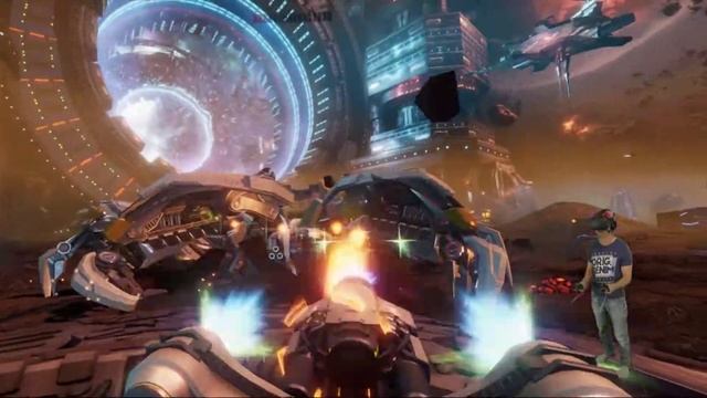 MACHINE CRISIS VR шутер для шлемов виртуальной реальности HTC Vive смотреть онлайн