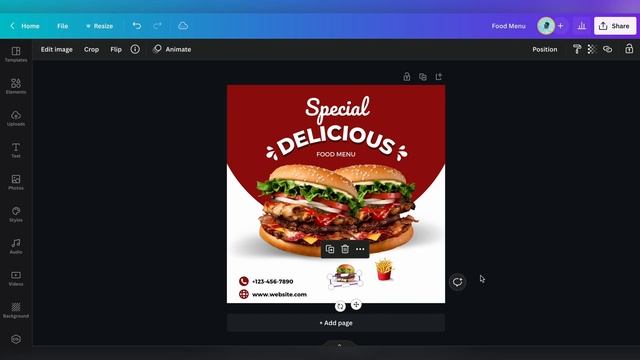 Design a Modern Food Poster in Canva - Canva Tutorial | Praveen Designs смотреть онлайн