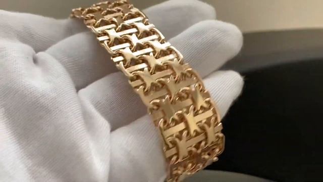 ?Золотой мужской браслет?Обзор/Ювелирные изделия из золота смотреть онлайн