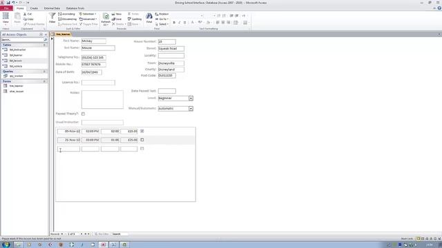 Database Design 10 - Creating a Subform смотреть онлайн
