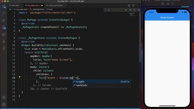 Flutter MediaQuery Widget | Dart & Flutter tutorials for beginners In Telugu смотреть онлайн