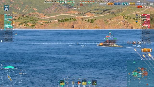 Cruiser Annapolis: Good player, good ship, good game - World of Warships смотреть онлайн