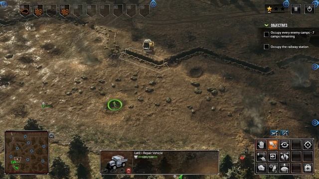Sudden Strike 4 - Finland Winter Storm - Soviet Campaign - Mission 3 - Mannerheim Line - Part 1/4 смотреть онлайн