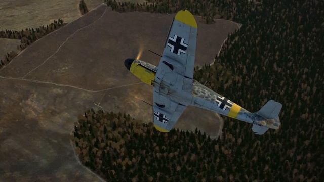 Rookie fighter pilots mission 18, first mission as flight leader (IL2 BoS Bf 109 Career Cinematic) смотреть онлайн