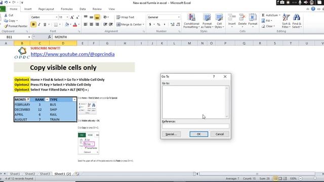 Copy & Paste Visible Cells Only in Excel | #oprc #tunethetrendy смотреть онлайн